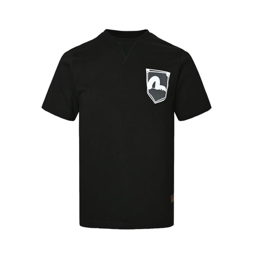 Evisu/福神 seagull pocket printed short sleeves