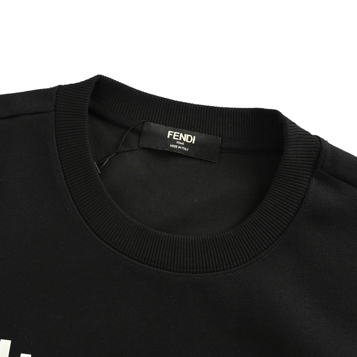 Fendi 25Fw rubber eye round neck sweatshirt