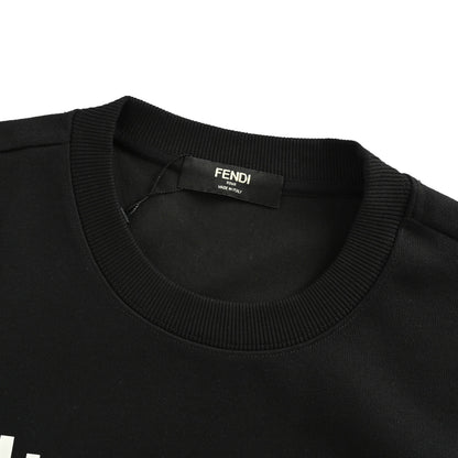 Fendi 25Fw rubber eye round neck sweatshirt