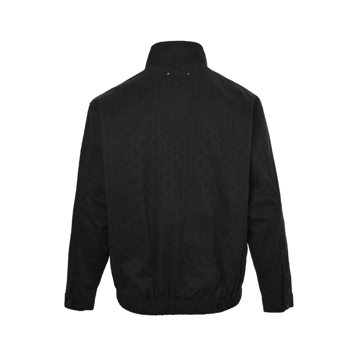 Gucci all-over printed jacquard stand-collar jacket