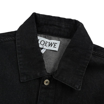 Loewe/Luo Yiwei Anagram burnt flower hollow logo suit denim jacket