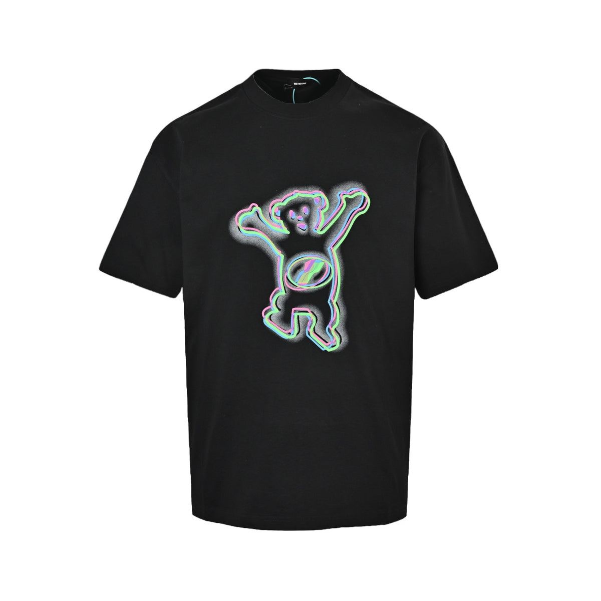 We11 Done colorful phantom bear print short sleeves