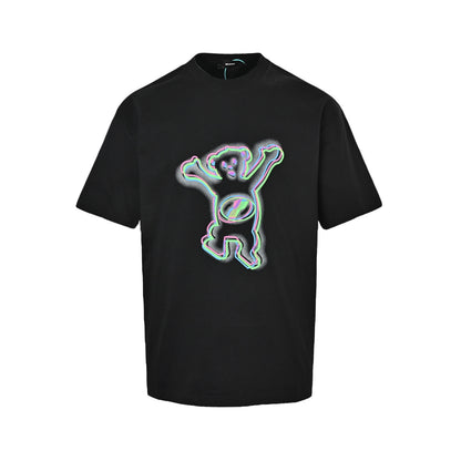 We11 Done colorful phantom bear print short sleeves