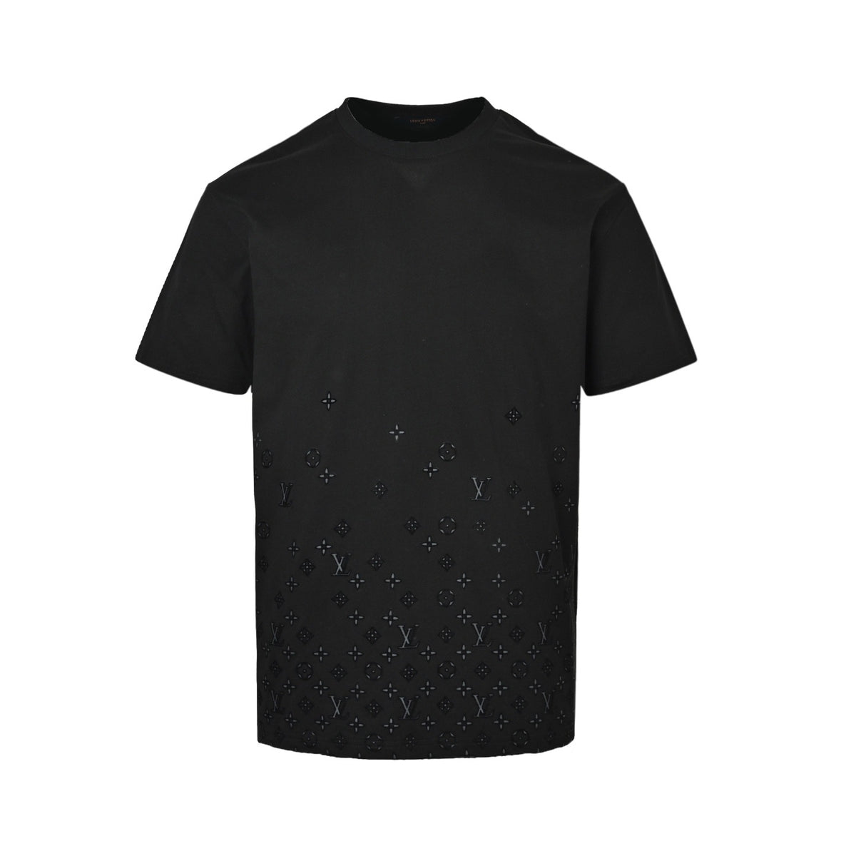 Louis Vuitton 26ss flocked presbyopia hollow gradient short sleeves
