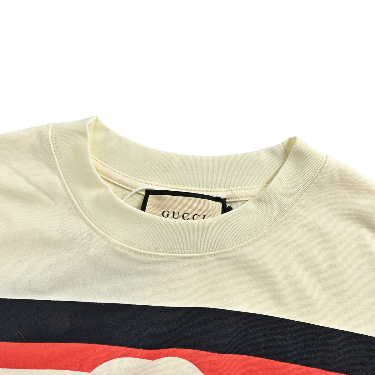 Gucci Double G interlocking stripe printed short sleeves
