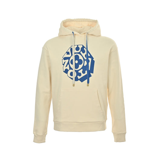 Louis Vuitton 25Fw three-dimensional floral letter print hooded sweatshirt