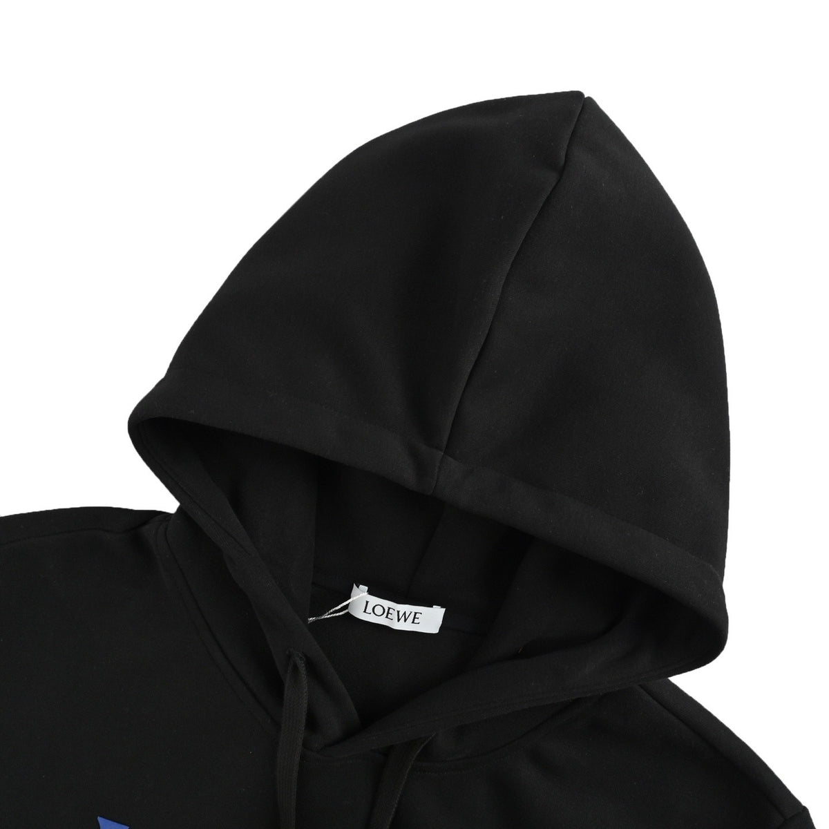 Loewe/Luo Yiwei 25Fw colorful suede letter logo hooded sweatshirt