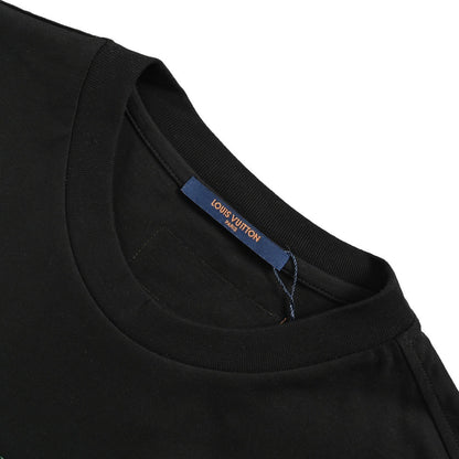 Louis Vuitton 24ss embroidered three-letter short sleeves
