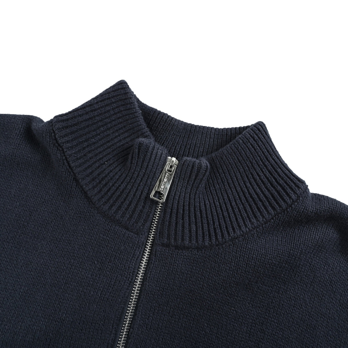 Carhartt WIP/Carhart classic wip wide version zipper stand collar knitted sweater