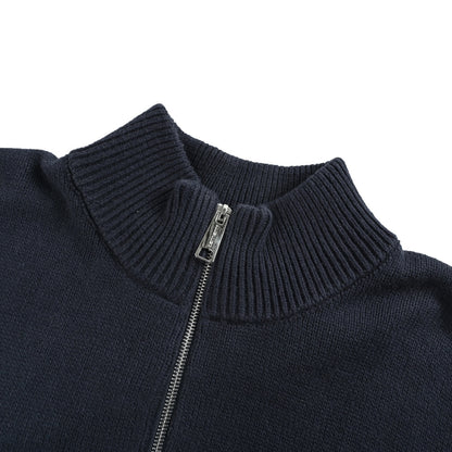 Carhartt WIP/Carhart classic wip wide version zipper stand collar knitted sweater