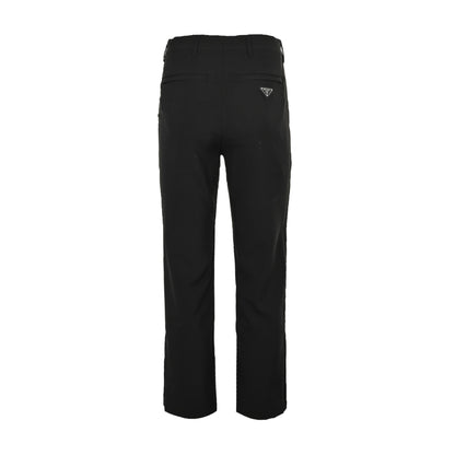 Prada 25ss back pocket triangle logo stretch trousers