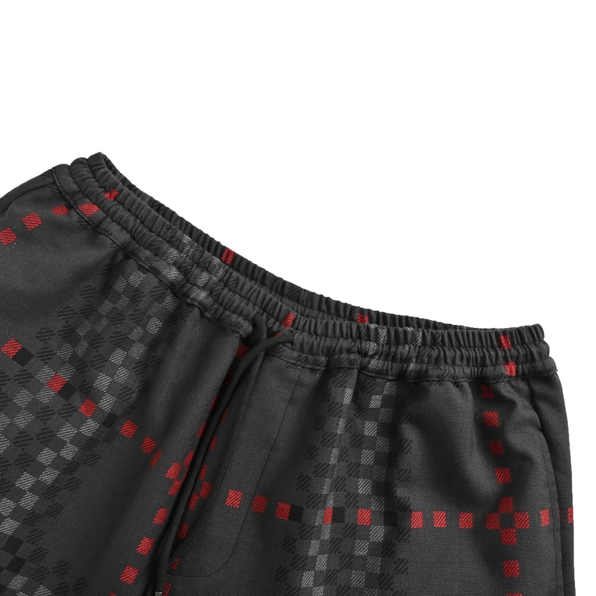 Burberry 25ss pixel plaid wool blend Harrington shorts