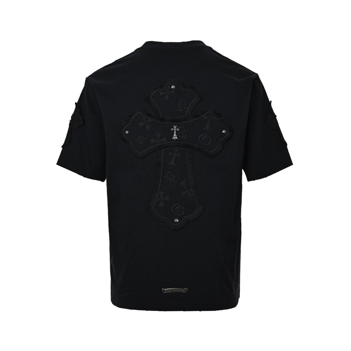 Chrome Hearts/Chrome Heart Tassel Large Patch Cross Short Sleeve