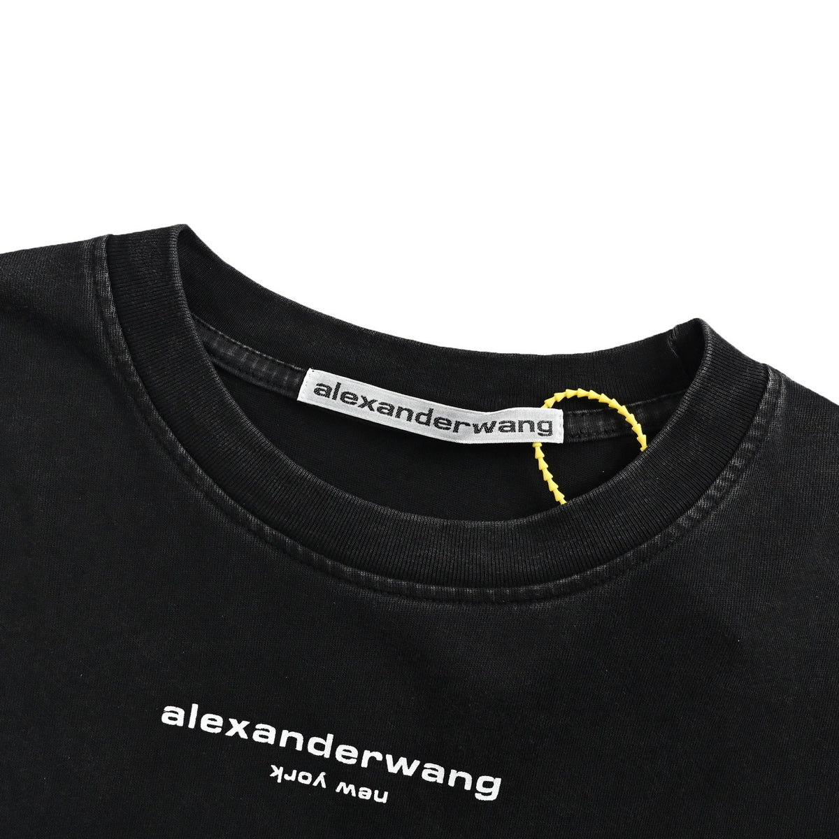 Alexander Wang hot diamond letter head print short sleeves