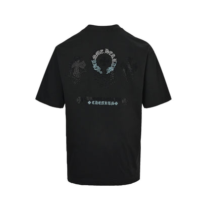 Chrome Hearts/Chrome Heart 26ss hot diamond logo short sleeves