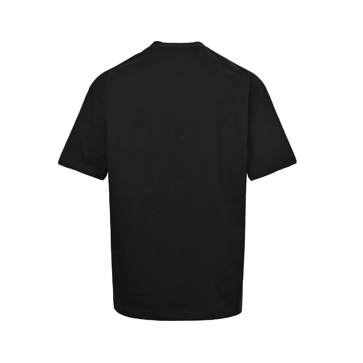 We11 Done silicone three-dimensional leather label decorated letter printed short sleeves