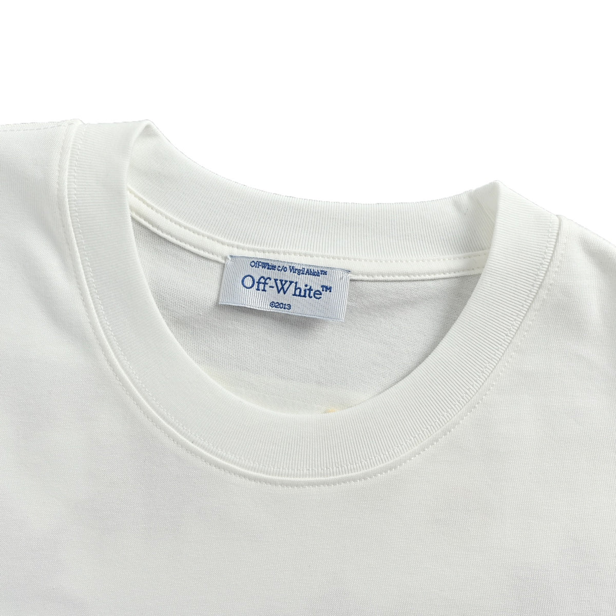 OFF WHITE CO VIRGIL Maple Leaf Flower Arrow Embroidered Short Sleeve