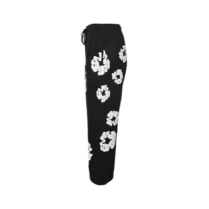 DENIM TEARS 25Fw cotton foam printed trousers