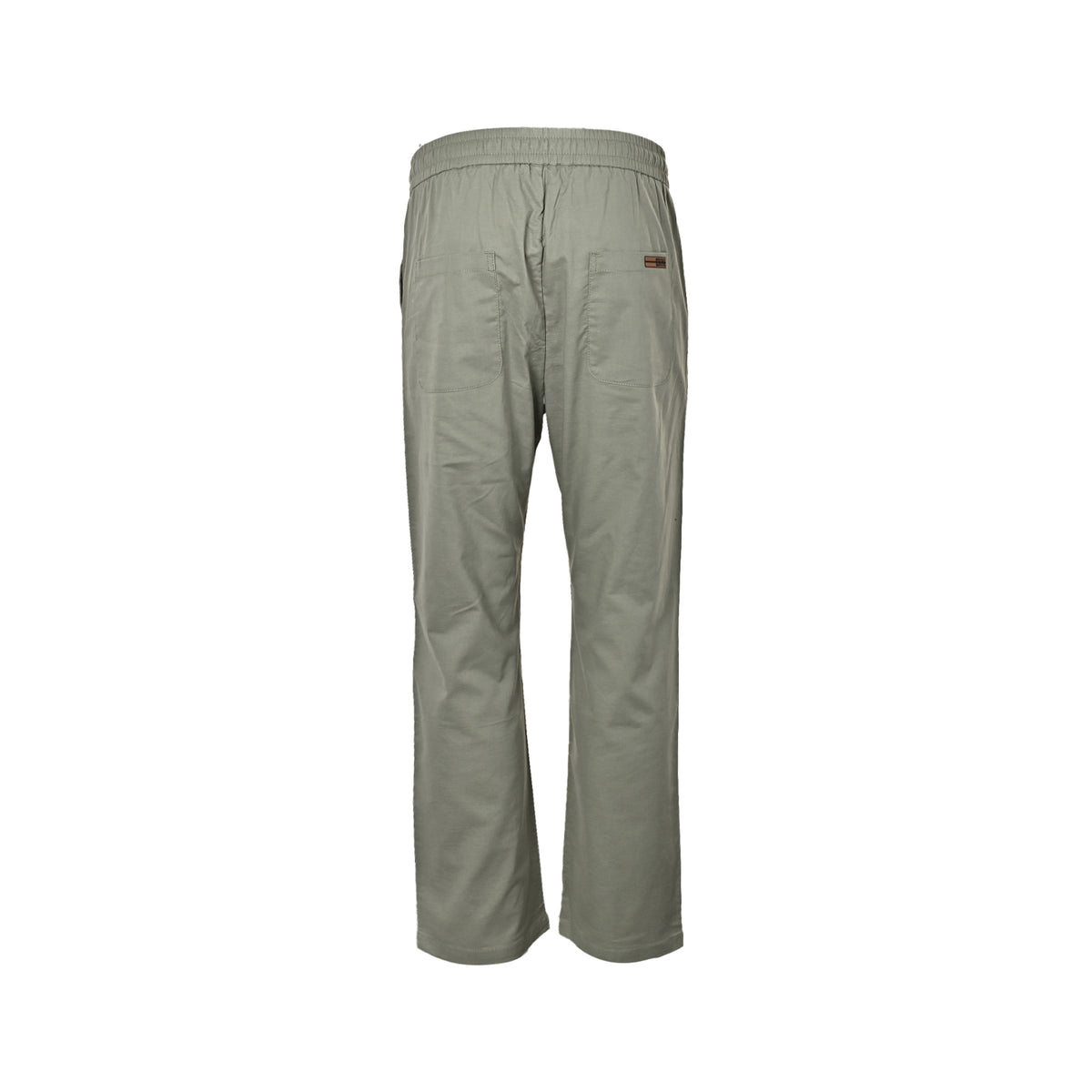 ZEGNA/Jegna cotton and linen blended solid color trousers