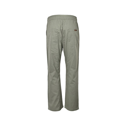 ZEGNA/Jegna cotton and linen blended solid color trousers