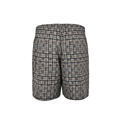 Louis Vuitton old pattern plaid suit shorts
