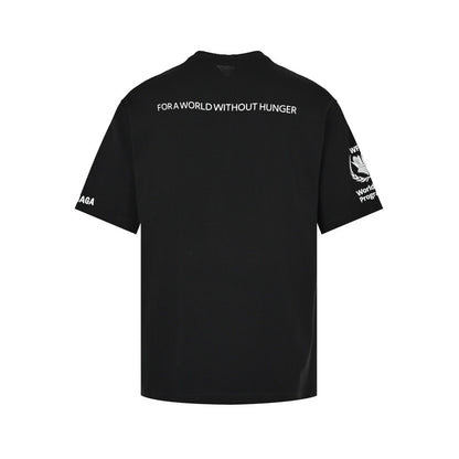 Balenciaga 23ss grain plan printed short sleeves