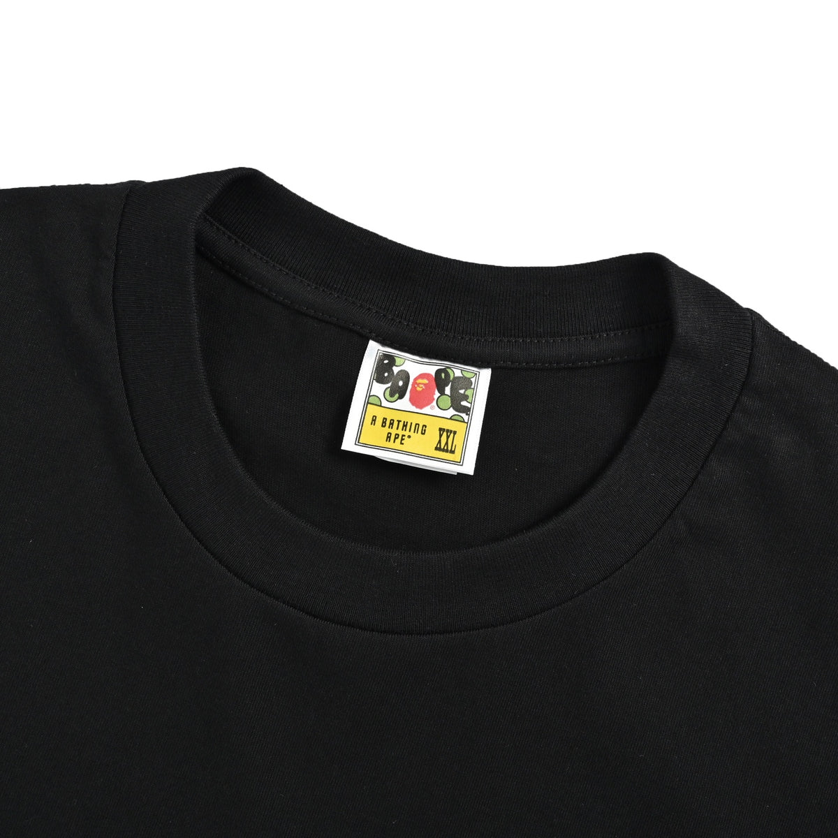 BAPE plaid ape head letter print short sleeves