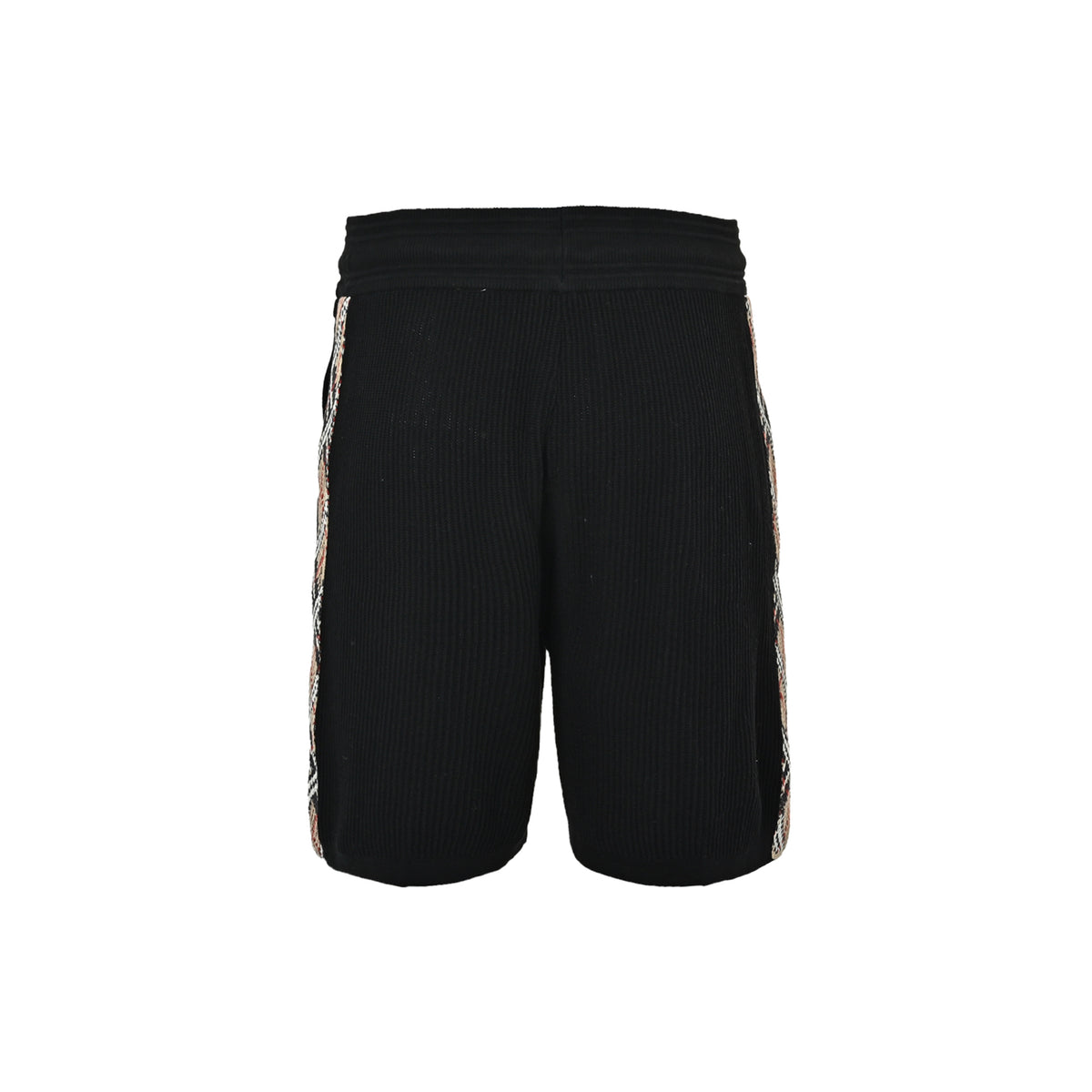 Burberry side fine plaid knitted shorts