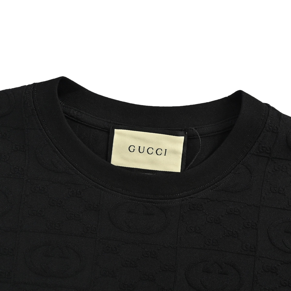 Gucci all-over GG presbyopia jacquard short sleeves