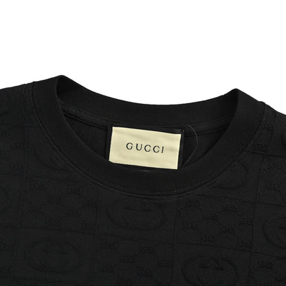 Gucci all-over GG presbyopia jacquard short sleeves