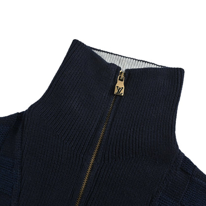 Louis Vuitton small checkerboard sweater cardigan jacket