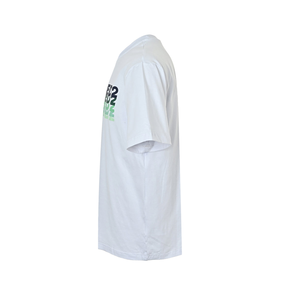 Dsquared2 gradient overprinted letter logo short sleeves