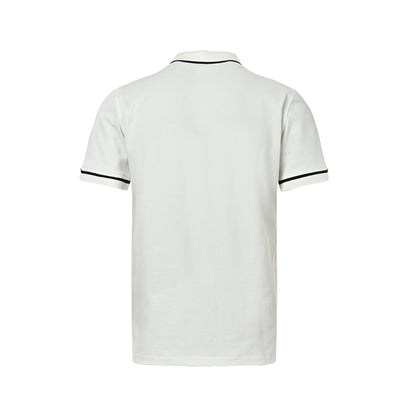 Celine classic Arc de Triomphe small logo embroidered Polo short sleeves