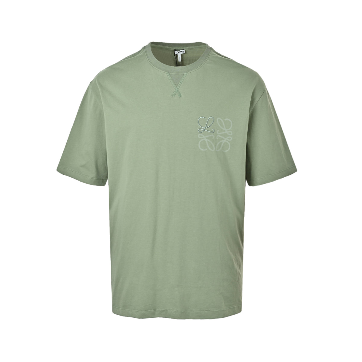 Loewe/Luo Yiwei embroidered logo printed logo short sleeves