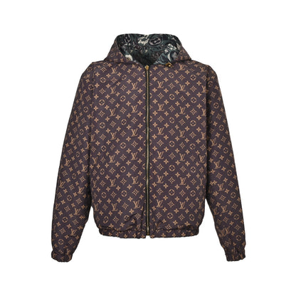 Louis Vuitton & NIGO joint camouflage double-sided hooded jacket
