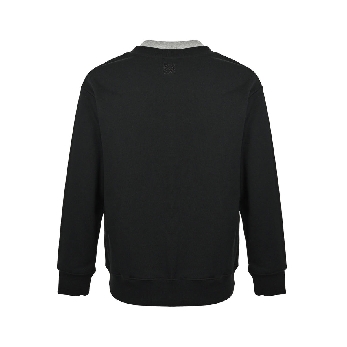 Loewe/Luo Yiwei 25Fw fake two-piece round neck sweatshirt
