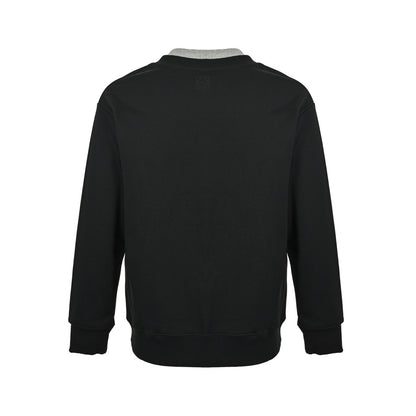 Loewe/Luo Yiwei 25Fw fake two-piece round neck sweatshirt
