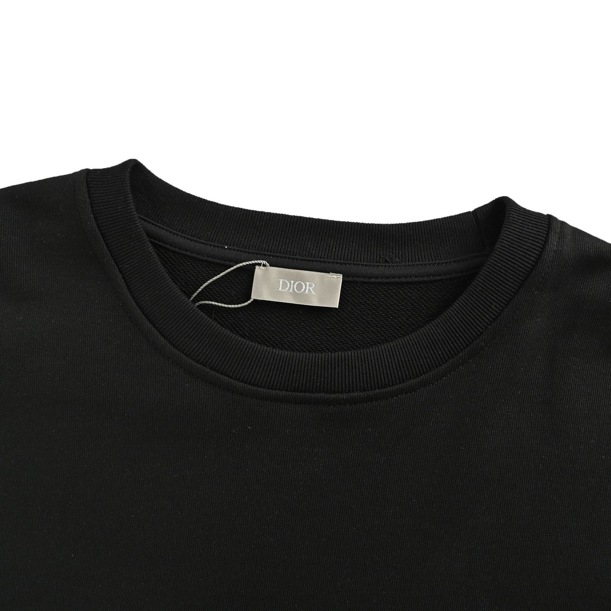 Dior 25Fw embroidered logo crew neck sweatshirt