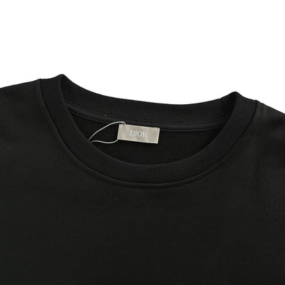 Dior 25Fw embroidered logo crew neck sweatshirt