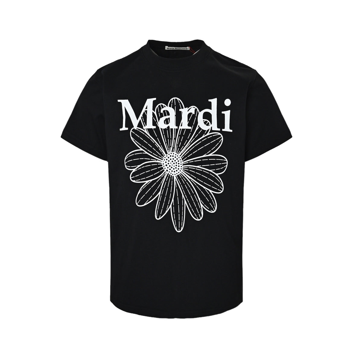 Mardi Mercredi single floral basic printed loose short sleeves