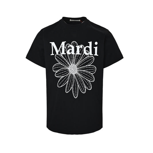 Mardi Mercredi single floral basic printed loose short sleeves