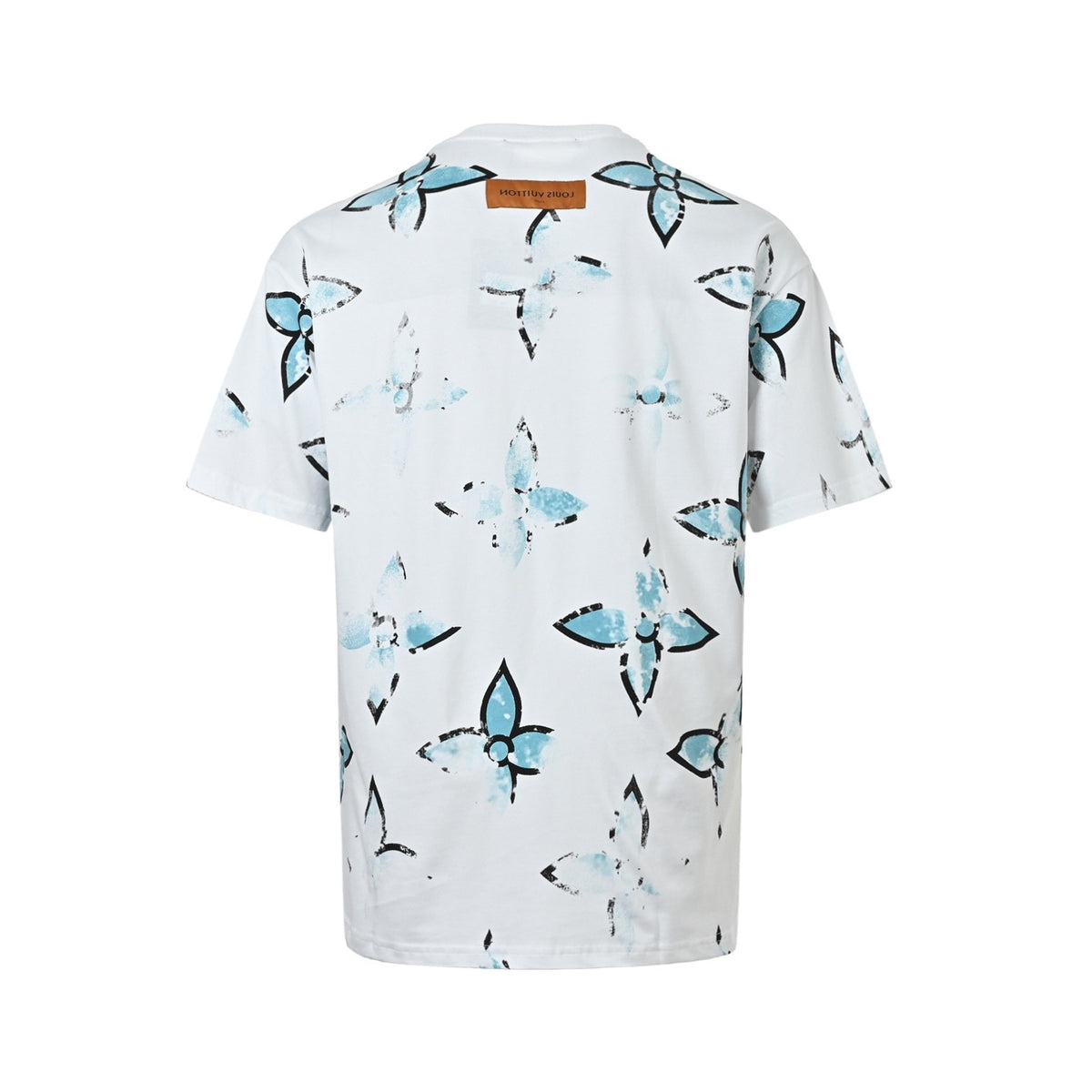 Louis Vuitton all-over mottled presbyopia printed short-sleeves