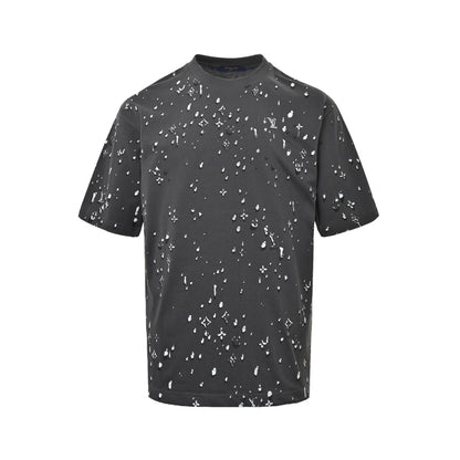 Louis Vuitton 26ss 3D presbyopia water drop print short sleeves
