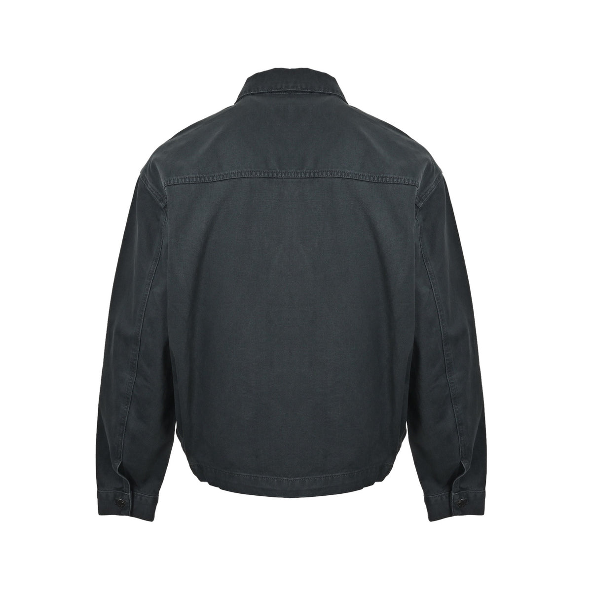 Prada 25Fw triangle zipper denim jacket