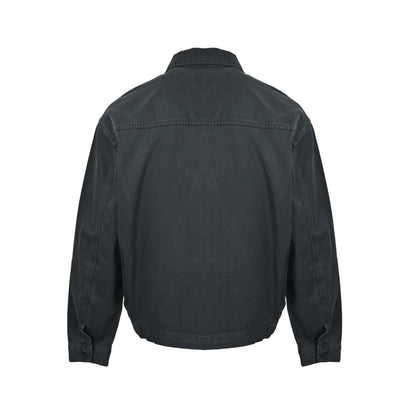 Prada 25Fw triangle zipper denim jacket