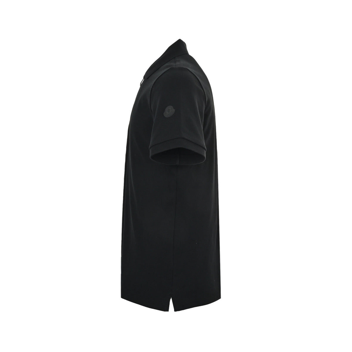 Moncler/Mask 26ss Half zipper arm silicone logo Polo short sleeves