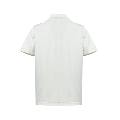 Louis Vuitton plaid jacquard knitted short-sleeved shirt