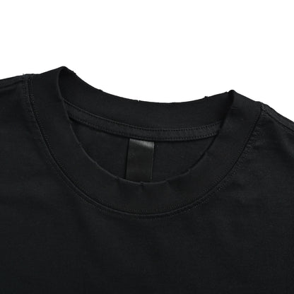 Chrome Hearts sword and horseshoe letter patch embroidered short sleeves