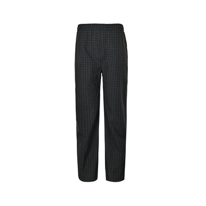 Balenciaga/Balanciaga 25Fw blue plaid Paris lettering trousers