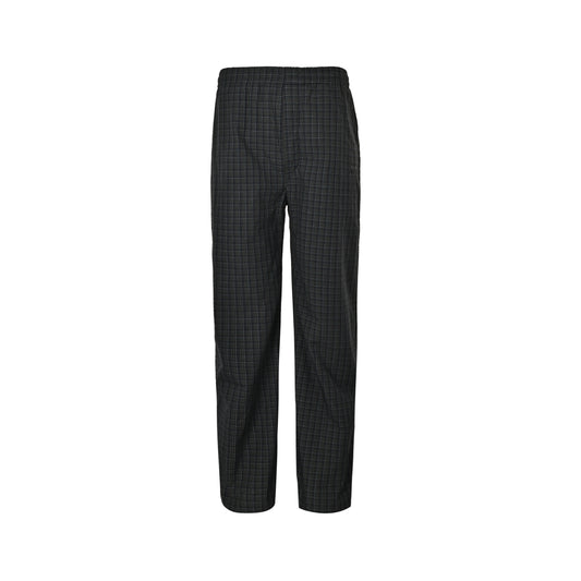 Balenciaga/Balanciaga 25Fw blue plaid Paris lettering trousers